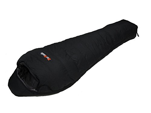 MerMonde(メルモンド) 高級ダウン 寝袋 シュラフ マミー型 最低使用温度－30度 真冬対応 FX-21 ブラック
